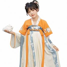 new Chinese Style Classical Dance Costumes New Improved Tang Dynasty Clothes Female Stage Cosplay Clothing Festival Suit DQL7087 16Cl#