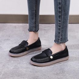 Casual Shoes 2024 High Quality For Women Summer Solid Loafers Women's Flats Fashion Round Head Flat Low Heels Zapatillas De Mujer