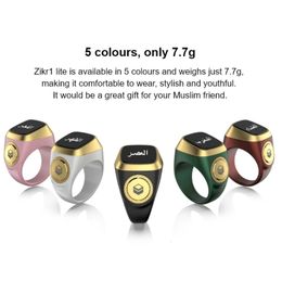 iQibla Zikr 1 Lite 0.49 OLED Display Electronic Digital Counter Prayer for Smart Counter Ring for Time Reminder Muslim 240314