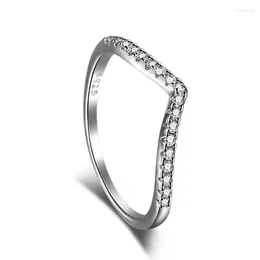 Cluster Rings STL Wish Border 2024 Daily Delicate Zircon Ring Personalized Japanese And Korean Simplicity
