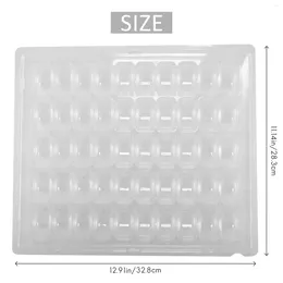 Party Decoration Clear PET Closeable French Macaron Storage Trays - Holds 50 Macarons Per Set Pack Of 4Sets