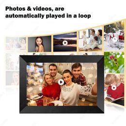 Digital Photo Frames 2021 IPS touch screen Android wifi digital picture frame 10 inch digit cloud photo frame review 24329