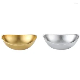 Bowls JFBL Creative Stainless Steel Bowl Korean Salad Ingot Barbecue Tableware