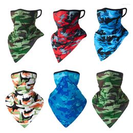 Scarves Summer Sunscreen Cycling Hiking Running Neck Tube Scarf Bandana Bike Motorcycle Face Cover Anti-UV Outdoor Mask