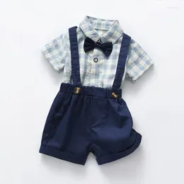 Clothing Sets Boy 2 Pcs Set Kids Clothes Suits Children Baby Outfits Summer 24-058