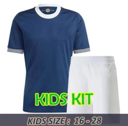 2024 2025 Scotland Football Shirt 150th Anniversary Soccer Jerseys Blue Special Edition TIERNEY DYKES ADAMS Football Shirt 24 25 CHRISTIE Mcgregor Kids 161