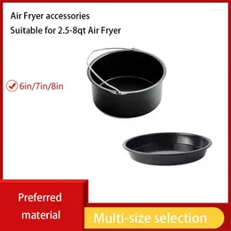 Baking Moulds Cake Plate Black Preferred Material Easy To Clean With Handle Demoulding Home Supplies Bakeware Pan Mould Set Round