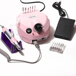 LINMANDA 35000RPM Professional Electric Nail Drill Machine Manicure Nail Files Drill Bits Gel Polish Remover Tools 240315