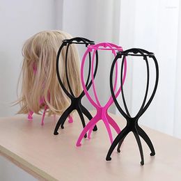 Hooks 1PC Wig Stands Plastic Hat Display Head Holders 16x35cm Mannequin Head/Stand Portable Folding Stand