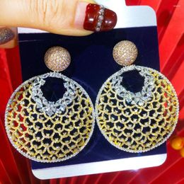 Dangle Earrings Missvikki Gorgeous Trendy Big Round Fashion Nigerian Style For Women Daily Life Professional Lady Jewellery