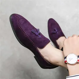 Dress Shoes Violet Maucassin Mens Casual Heels Men Elegant White Loafers Sneakers Sports High-quality Unique