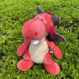 Stuffed Plush Animals 28-40cm Pink Colour Dragon Plush Toy for Cute Baby/ Kids Gift Dinosaur Plush Doll Free Shipping240327