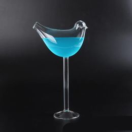 150Ml Bird Cocktail Goblet Glasses Champagne Glass Creative Molecular Smoked Party Bar Drinking Cup Wine Juice Cup 240320