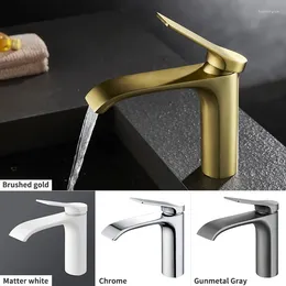 Bathroom Sink Faucets Cold Basin Faucet Waterfall Vanity Single Lever Chrome Brass And Washing Taps
