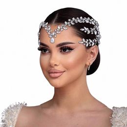 youlapan Rhineste Forehead Headpiece Wedding Handmade Bridal Headband Woman Dr Party Jewelry Accories HP599 h4t2#