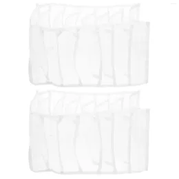 Storage Bags 2 Pcs Vanity Organiser Jeans Box Drawer Clothes Cut Off Wardrobe White Baby