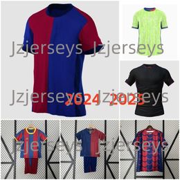 Bar 2024 Home Away Football Shirt Men Kids Kits Goalkeeper, GK, T-Shirt, Football Jersey, Barca Uniform, Boys, Pedri, Lewandowski, Gavi, Joao Felix Soccer Jersey