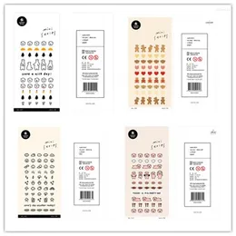 Gift Wrap Wholesale Korea Suatelier Mini Stickers Cute Junk Journal Scrapbook Supplies Diary Planner Card Nail DIY Decoration Stationery