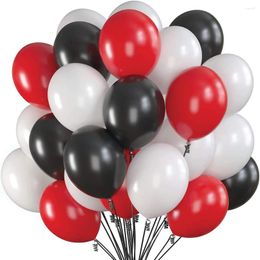 Party Decoration 1 Set Red Black Balloon Garland Arch Kit White Ballon First Birthday Decor Graduation Baby Shower Helium Globos