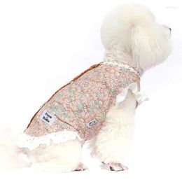 Dog Apparel Cute Dress Pomeranian Clothes Schnauzer Maltese Yorkies Poodle Shih Tzu Bichon Clothing Small Puppy Pet Skirt Costumes