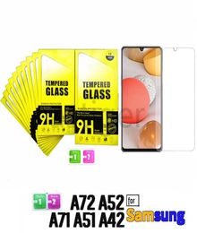 Screen Protector Tempered Glass for Samsung A51 A71 A52 A72 A21S A42 M51 M31S A01 CORE A11 A81 A91 s10 lite Protect Film 9H 033mm8802500