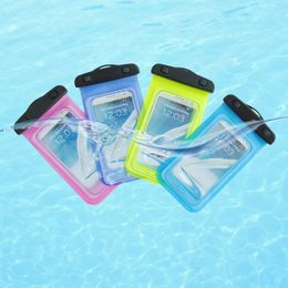 Swimming Bags Universal Mobile Phone Waterproof Bag Phones Pouch Valve Underwater Dry Case Drifting Swimming Pool Accessories