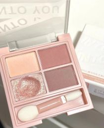 Shadow INTO YOU Eye Shadow 4 Colours Shero Shining Silky Palette Potato Texture Matte Pearlescent Eyeshadow Natural Makeup