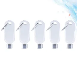 Storage Bottles 5 Pcs With Hook Travel Hand Soap Dispenser Shampoo Lotion Bottle Refillable