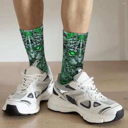Men's Socks Neon Green Tiger Adult Unisex Men Women