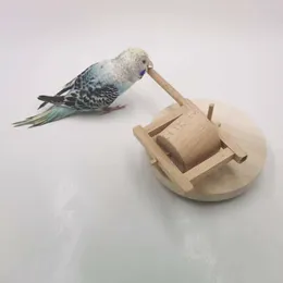 Other Bird Supplies Parrot Stone Mill Toy Lovebirds Training Toys For Small Medium Birds