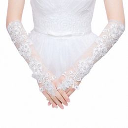 new bride wedding dr lace gloves wedding open finger gloves white lace medium length thin wedding gloves simple s6hJ#
