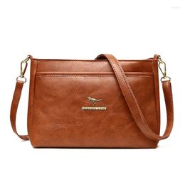 Bag 2024 Cross Border Fashion Women's Multi Compartment Leisure Mom's Purse Versatile Simple Zero Messenger Handbag