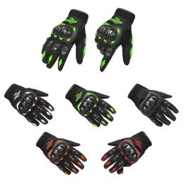 Motorcycle Gloves 2022 Breathable Fl Finger Racing Non-Slip Touchsn Outdoor Sports Bicycle Protection Riding Cross Dirt Bike Moto Cycl Otp0E