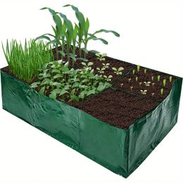 Pots Square Flowerpot with Drain Holes Planting Container Planting Bag Planting Flowerpot for Planting Herbs Flowers and Vegetables