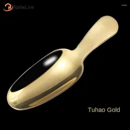 Spoons Durable Mini Stainless Steel Spoon Convenient Short Handle Dessert With
