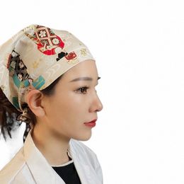 japanese Chef Hat Kitchen Restaurant Waiter Sushi Caps Cuisine Cook Headscarf Food Service Work Uniform Cap Pirate Hat 73cN#