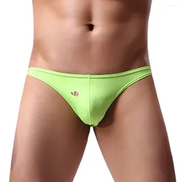 Underpants Briefs Men Sexy Underwear Letter Sold Colour Shorts Bulge Pouch Low Waist Panties Male