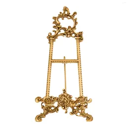Decorative Plates Vintage Style Plate Stands For Display Brass Easel Holder Stand