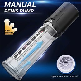 Other Massage Items Automatic Suction Vacuum Enlargement Penis Pump Extender Male Sex Aid Growth Penis Extender Erection Male Masturbator sex toy Q240329