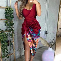 Casual Dresses Women Dress Shiny Sequin Patchwork Pleated Banquet For Prom