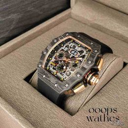 mens watch designer movement automatic luxury Luxury Mechanics Watch Carbon brazed men's same dom