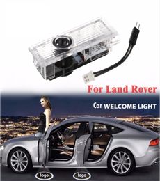 2Pcs LED Car Door Welcome Laser Projector Logo Door Ghost Shadow Light for freelander 2 Range Rover Evoque Discovery41448500