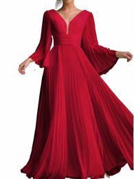 evening dr elegant party dres Red White women Party Plus Size gala pretty For Prom Graduati formal ocn Lg B0aA#