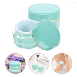 Storage Bottles 4 Pcs Cream Bottle Small Jar Wide Mouth Refillable Travel Container Empty