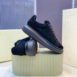 Casual Shoes Top High Quality AM Womens Trendy 34-46 Luxury Mens Real Leather Unisex Sneakers Designr Couples Tide YN1239
