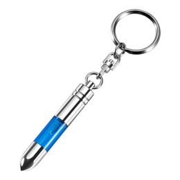 Anti Static Copper Dynamic Portable Pendant Keychain Key ring Cylinder Shape Automotive Static for Car