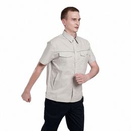 mengyipin Short Sleeve Latest Unisex Engineer Workwear Work Suit Work Uniform Workshop Clothing Overall Working Uniform q00Q#
