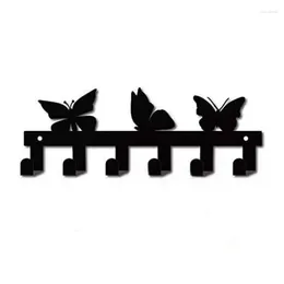 Hangers Promotion! Key Rack Holder Wall Mounted 6 Hook Hanging Cute Decorative With Screws Anchors For Coat Clothes