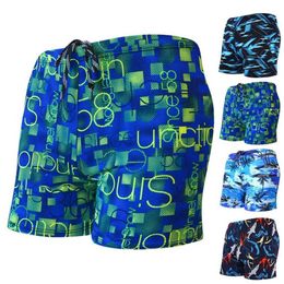 Men's Shorts Terrific Swimming Trunks Boxing Mid Waist Full Match Sharp Printed Swimming Shorts Mens Trunks High Elasticity J240328