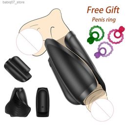 Other Massage Items Male Masturbation Cup Sex Toy Power Vibrant Glasses Massage Penis Stimulation Penis Delayed Sex Toy Q240329